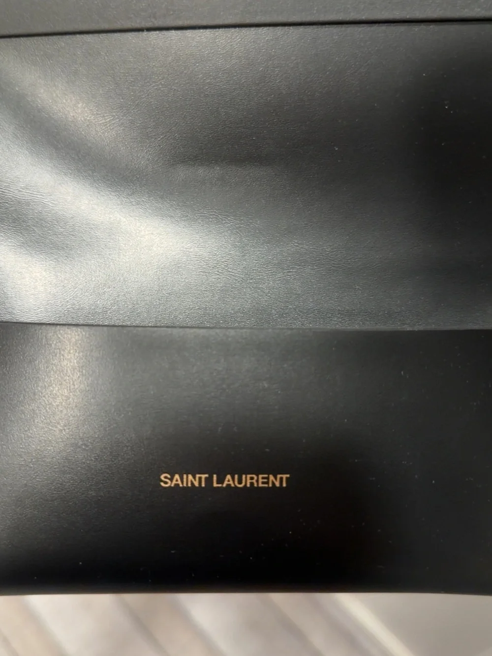 Saint Laurent Black Aviator Sunglasses